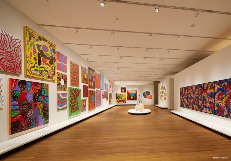 M+博物館正展出草間彌生展覽。（圖片來源：M+博物館）