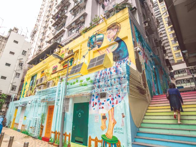 由不同藝術(shù)家繪畫。（圖片來源：香港旅遊發(fā)展局）
