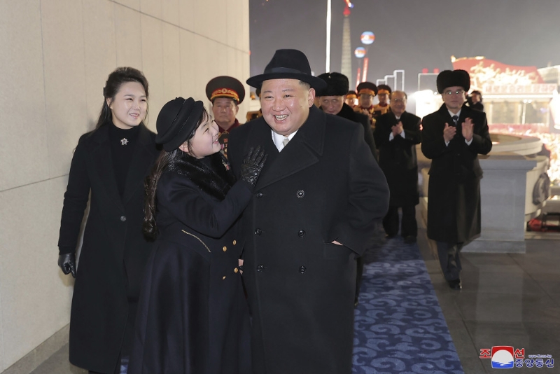 朝中社形容金主愛是金正恩心愛的女兒。