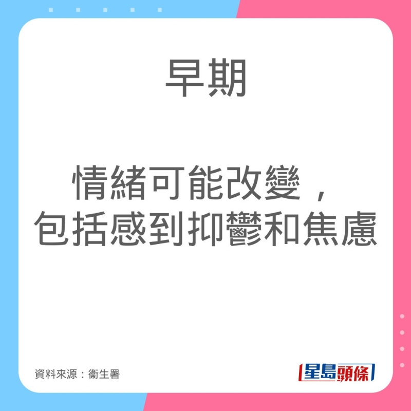 認(rèn)知障礙癥病情發(fā)展及癥狀