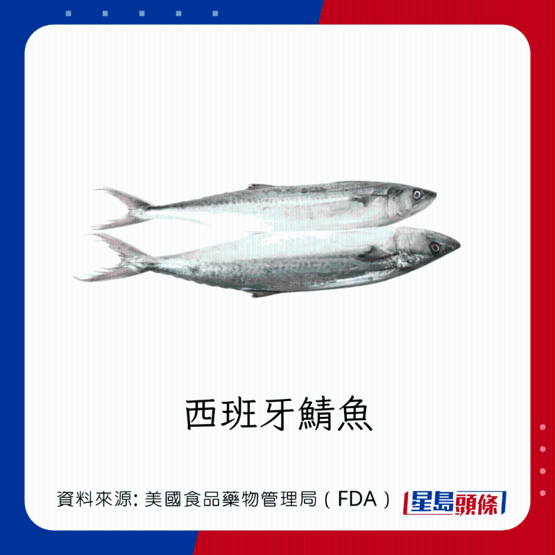 醫(yī)生列62種安全+危險(xiǎn)魚類 良好選擇 （汞含量中等）