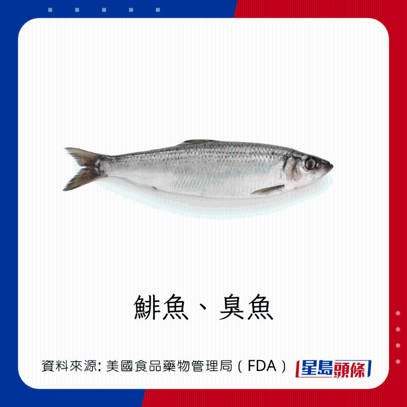 醫(yī)生列62種安全+危險(xiǎn)魚類 最佳選擇 （汞含量最少）