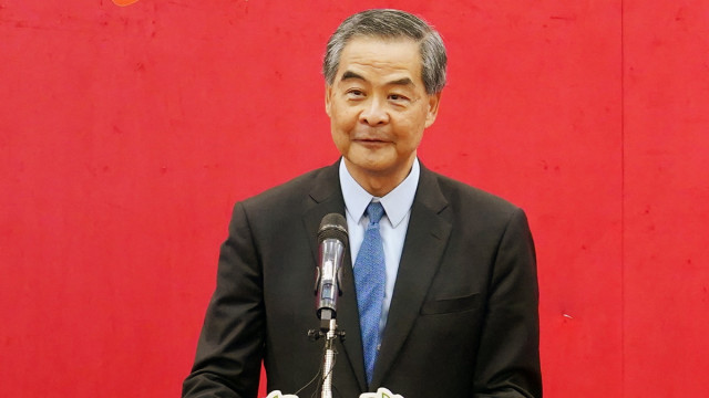 梁振英當選中國人民政治協(xié)商會議第十四屆全國委員會副主席。