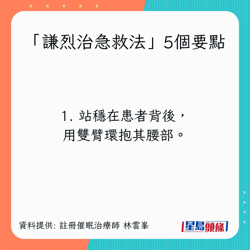 「謙烈治急救法」5個(gè)要點(diǎn)