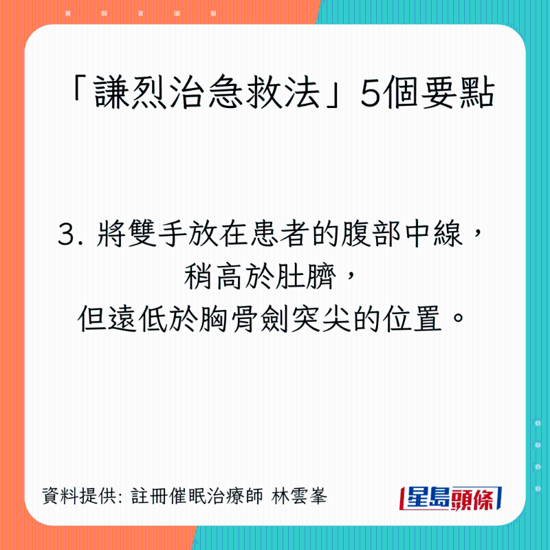 「謙烈治急救法」5個(gè)要點(diǎn)