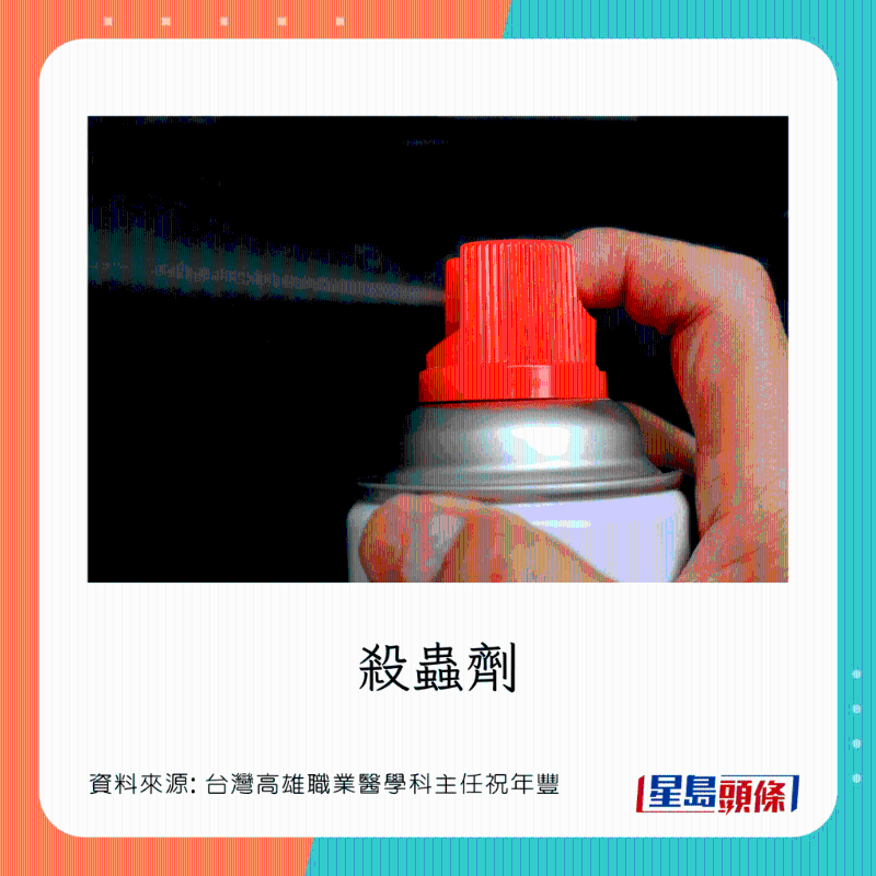 含有環(huán)境荷爾蒙的日常用品：殺蟲劑