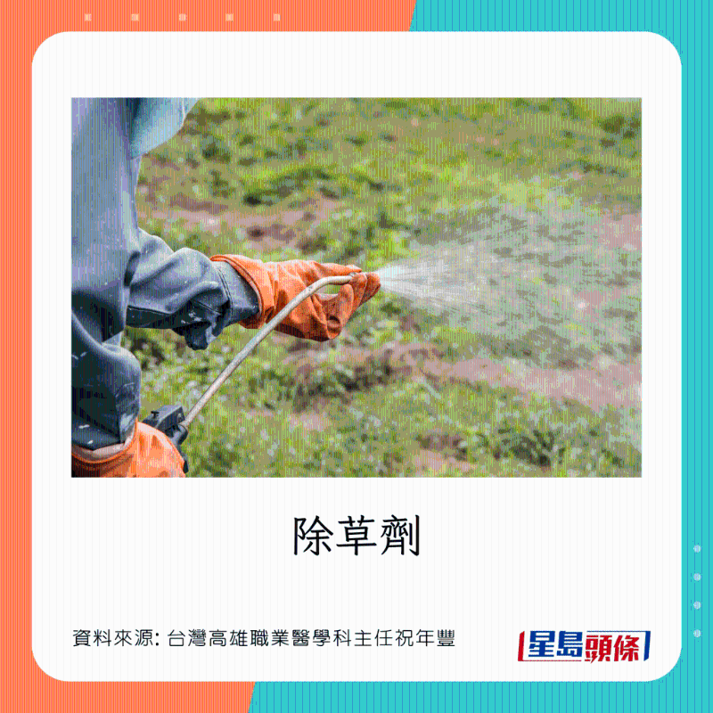 含有環(huán)境荷爾蒙的日常用品：除草劑