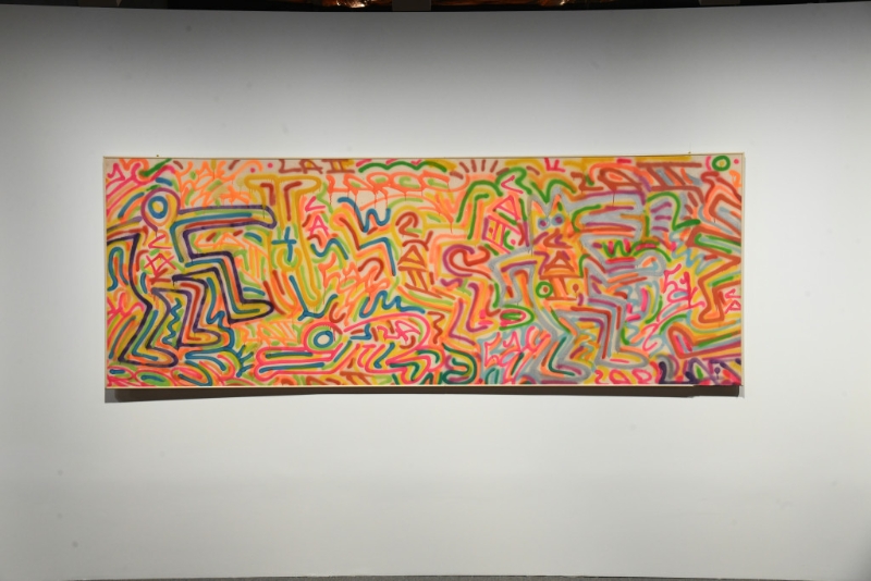  Keith Haring的作品之一，盡顯上世紀(jì)80年代紐約Hip Hop感覺。