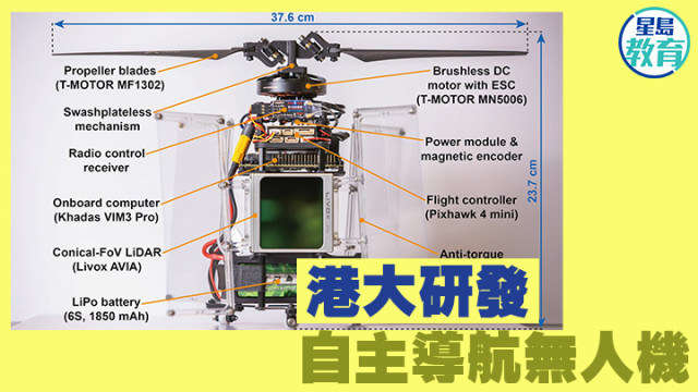 香港大學研發(fā)自主導航無人機 香港大學研發(fā)自主導航無人機