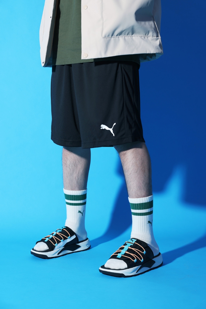 涼鞋2023|RS-Slide 2涼鞋/$499/Puma，鞋面結(jié)合輕巧的厚底鞋牀及透氣網(wǎng)布，以山系幼繩點(diǎn)綴，營(yíng)造對(duì)比視效。
