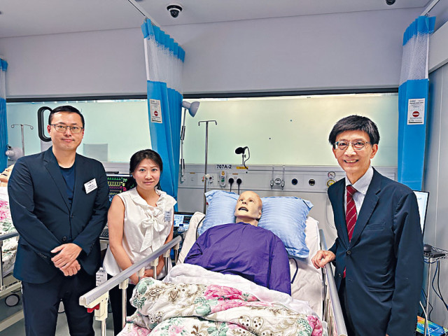 明愛專上學院護理生從今學年起，將模擬病房護理實習恒常化