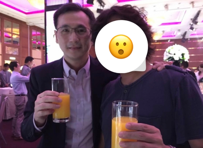 臺北市議員徐巧芯在PTT公布，導(dǎo)演“輝哥”與民進(jìn)黨高層的合照