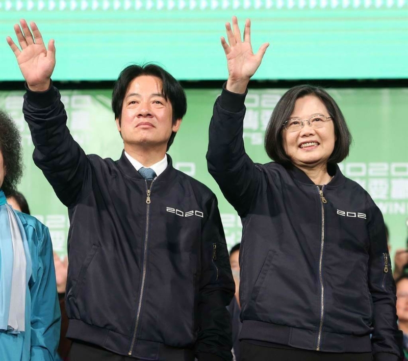 賴清德(左)可能得罪對蔡英文(右)恩重如山的綠營大老