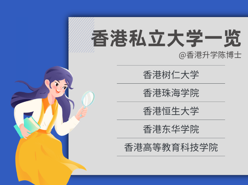 香港私立大學一覽
