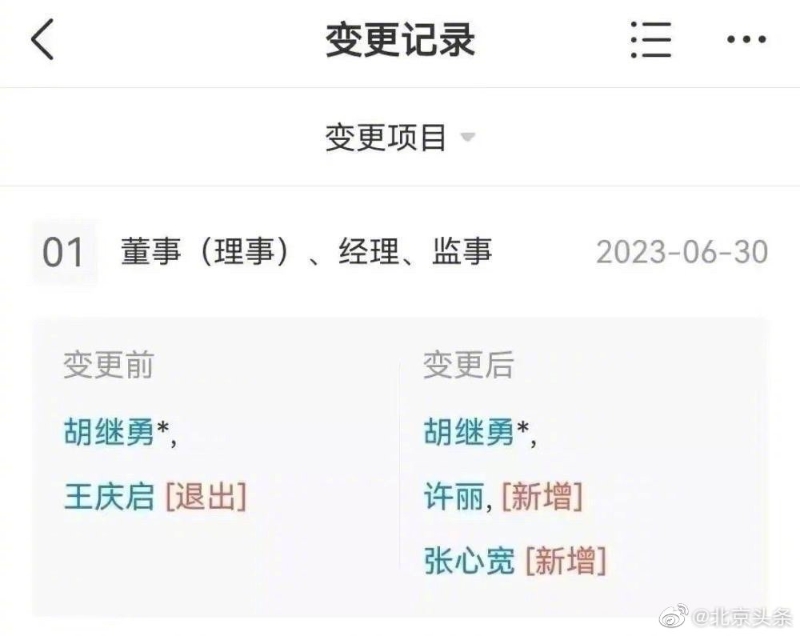 中石油旗下寰球工程項目管理（北京）有限公司人事變動