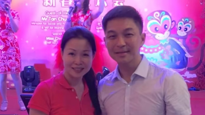 同屬執(zhí)政人民行動黨的國會議長陳川仁，與議員鐘麗慧爆婚外情。