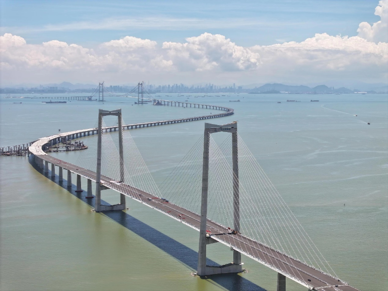 建設(shè)中的深中通道