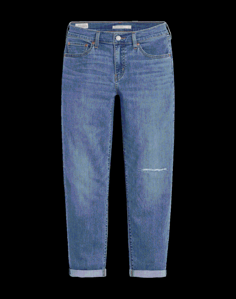 女裝Levi's?COOL涼感系列Boyfriend中腰牛仔褲/$999/L。