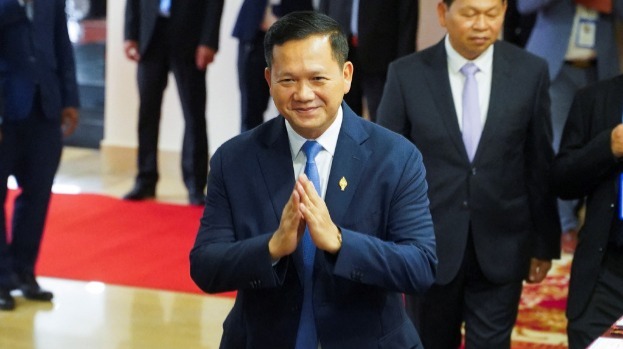 洪瑪奈獲國會正式確認為柬埔寨新首相。 路透社