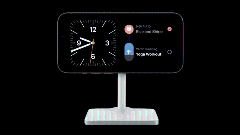 iPhone 15 Pro可以配合iOS 17開啟待機(jī)顯示模式。