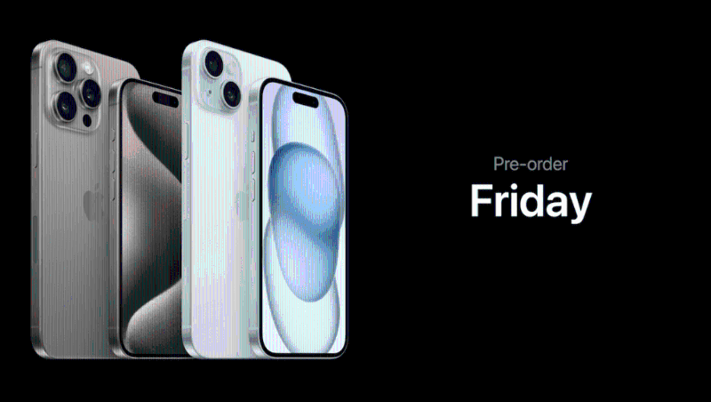 iPhone 15 Pro及iPhone 15 Pro Max本周五開始接受預(yù)訂，9月22日賣街
