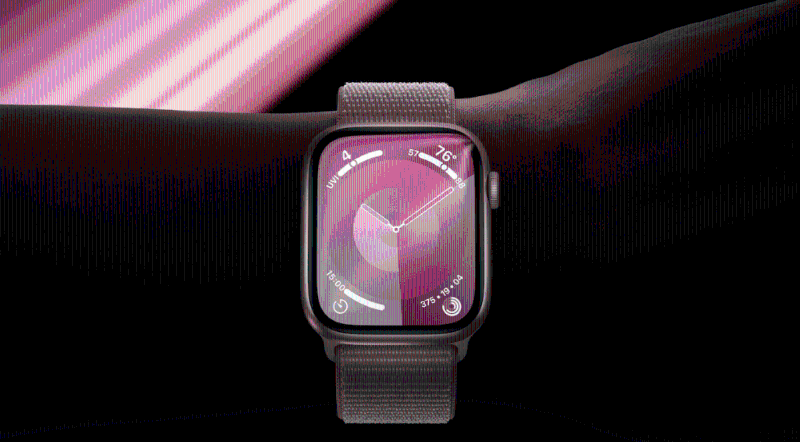 打頭陣是Apple Watch Series 9！ 粉紅新色表殼現(xiàn)身。 內(nèi)部經(jīng)過重新設(shè)計(jì)，并采用S9芯片，性能大幅提升，并提供全日電量。。