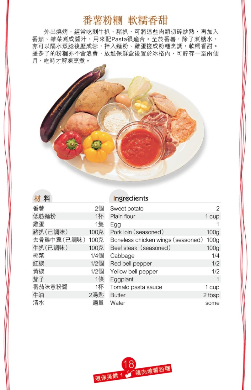 雜肉燴薯粉團(tuán)材料