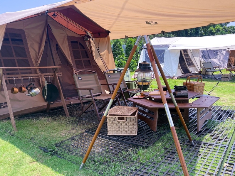 位于沙頭角的Ogawa Type 52R小山屋，強(qiáng)調(diào)將時(shí)尚、生活美學(xué)融入露營之中。
