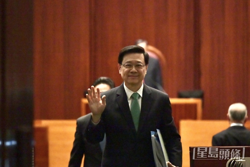 行政長官李家超在周三（25日）發(fā)表《施政報告》。 資料圖片