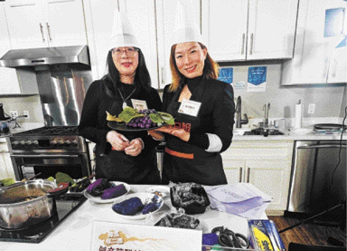 歲月靜好的“紫氣東來”，用紫薯和紅薯制作的丸子甜品。