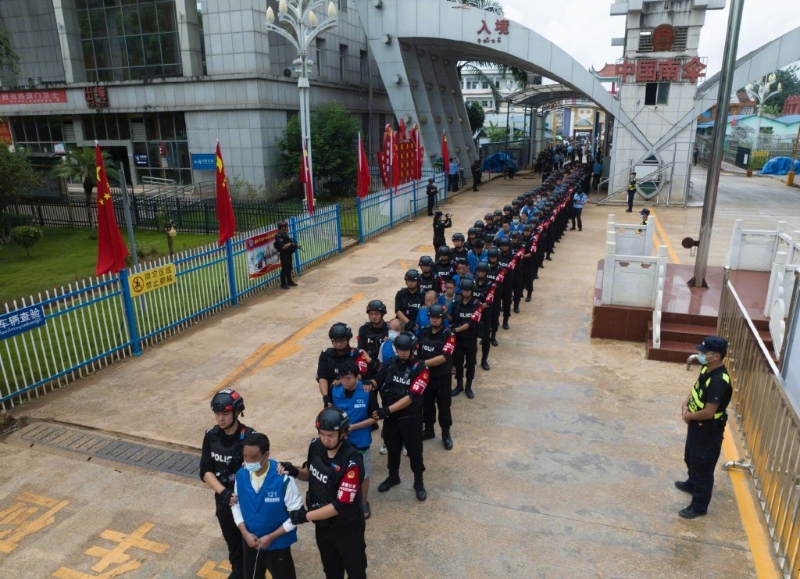 中國(guó)不斷與國(guó)際加強(qiáng)合作打擊海外電騙活動(dòng)。新華社