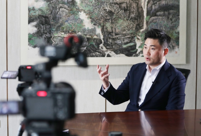 星島新聞集團(tuán)行政總裁蔡晉。 鄭志良攝