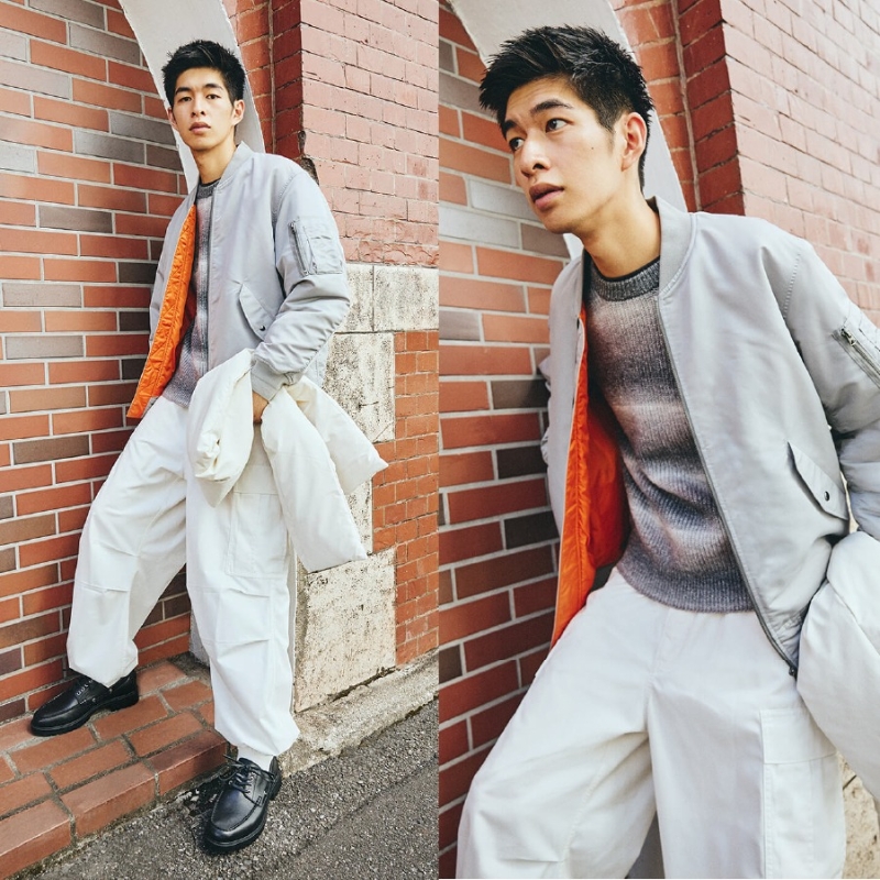 男女裝人氣秋冬服飾，HEAT PADDED 2WAY oversized jacket $399 》 $199