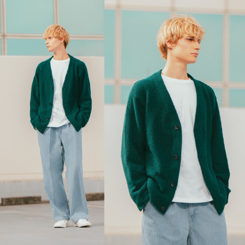 男女裝人氣秋冬服飾，Brushed yarn cardigan $249。