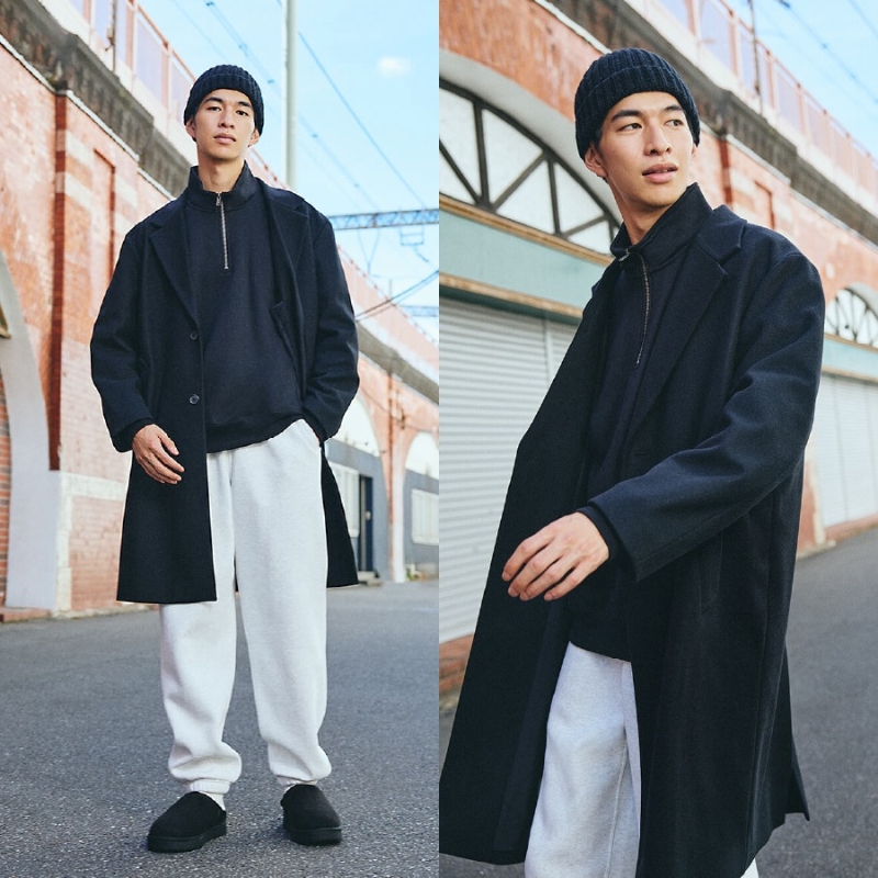 男女裝人氣秋冬服飾，Balmacaan coat $499 》 $299
