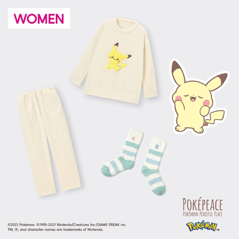 POKéMON女裝及童裝系列，不同款式選擇。