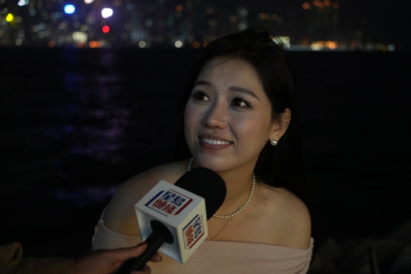 留學(xué)生金小姐希望體驗(yàn)不同的人生。 吳艷玲攝