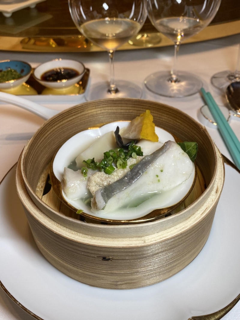 云耳無(wú)花果葉筍尖蒸本灣海鮮