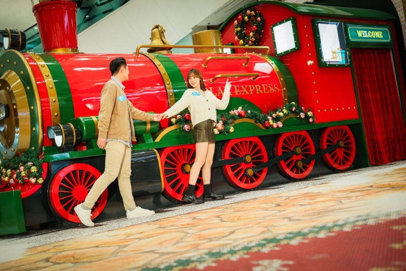 圣誕好去處︳青衣城以兒童繪本《北極快車》為藍(lán)本，打造“‘幻’影北極列車站”！