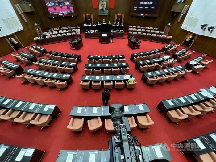 臺(tái)灣“立法院”的議場(chǎng)，見證了政黨興衰如潮起潮落。
