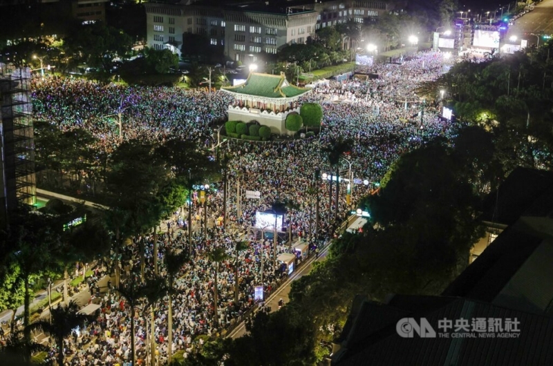 民眾黨選前之夜造勢