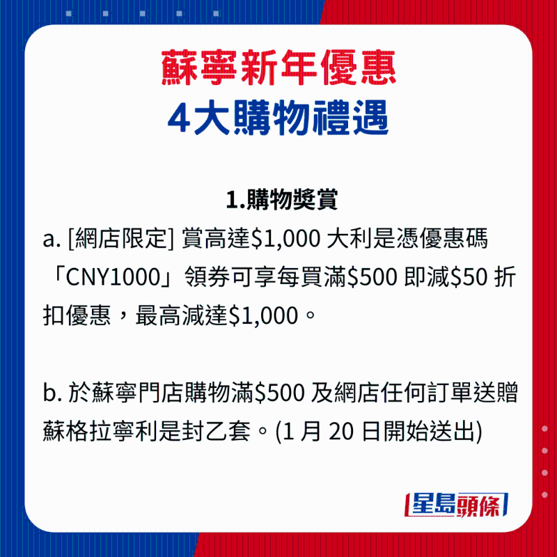 蘇寧新年優(yōu)惠4大購(gòu)物禮遇1.購(gòu)物獎(jiǎng)賞