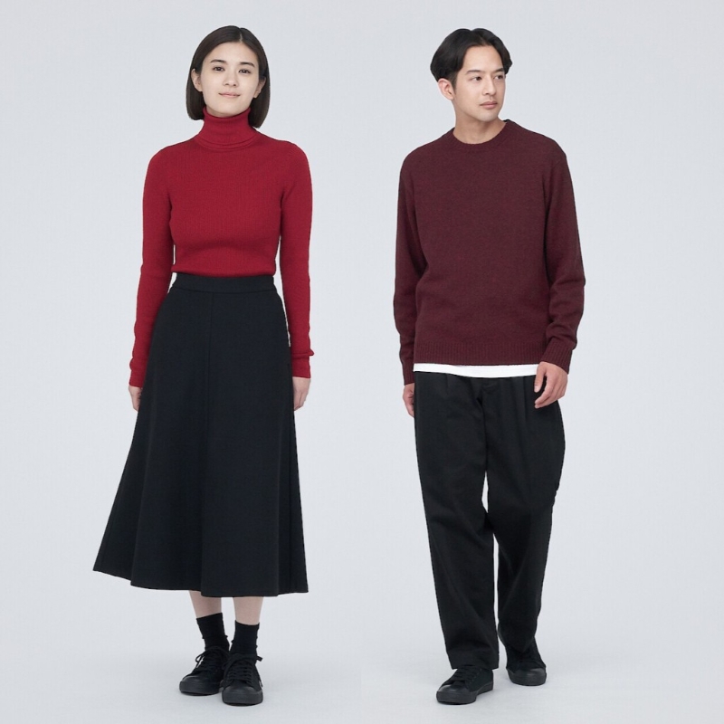 無(wú)印良品由即日至2月18日，多款服飾、家居、收納用品及食品等均以不同折扣發(fā)售，其中精選針織衫低至7折。 （MU）