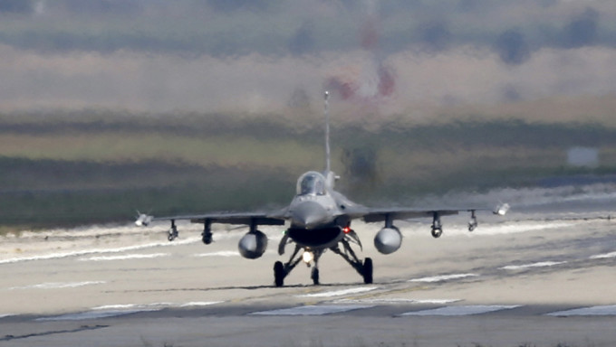 土耳其空軍的F-16戰(zhàn)機。路透社