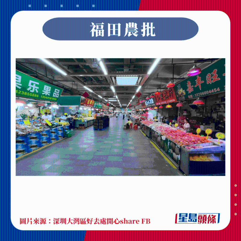 1.福田農(nóng)產(chǎn)品批發(fā)市場(chǎng)
