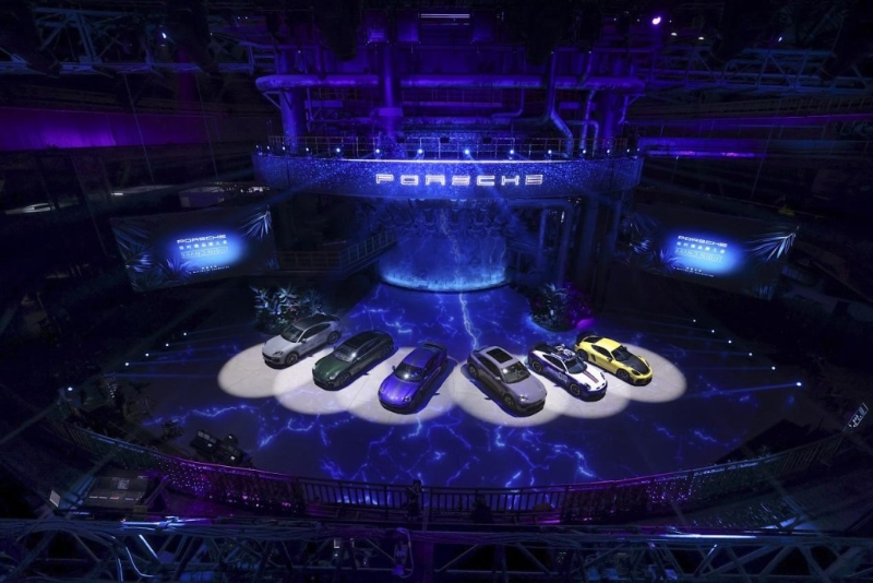 保時捷Porsche在北京首鋼園舉行Brand Night新車預覽活動，展出6款車型。