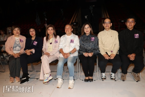 曾志偉、樂易玲等昨天出席《2024香港小姐競選》全球招募記者會。