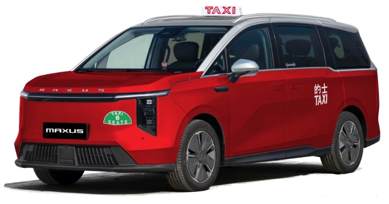 行貨MAXUS MIFA 7 Taxi屬于本港第二部電動6座位的士。