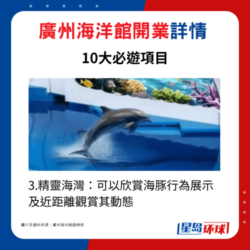 3.精靈海灣：可以欣賞海豚行為展示及近距離觀賞其動(dòng)態(tài)