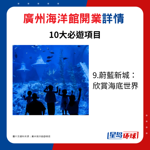 9.蔚藍(lán)新城： 欣賞海底世界